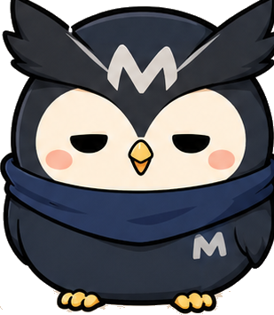MIKIRIのフクロウキャラクター KIRI